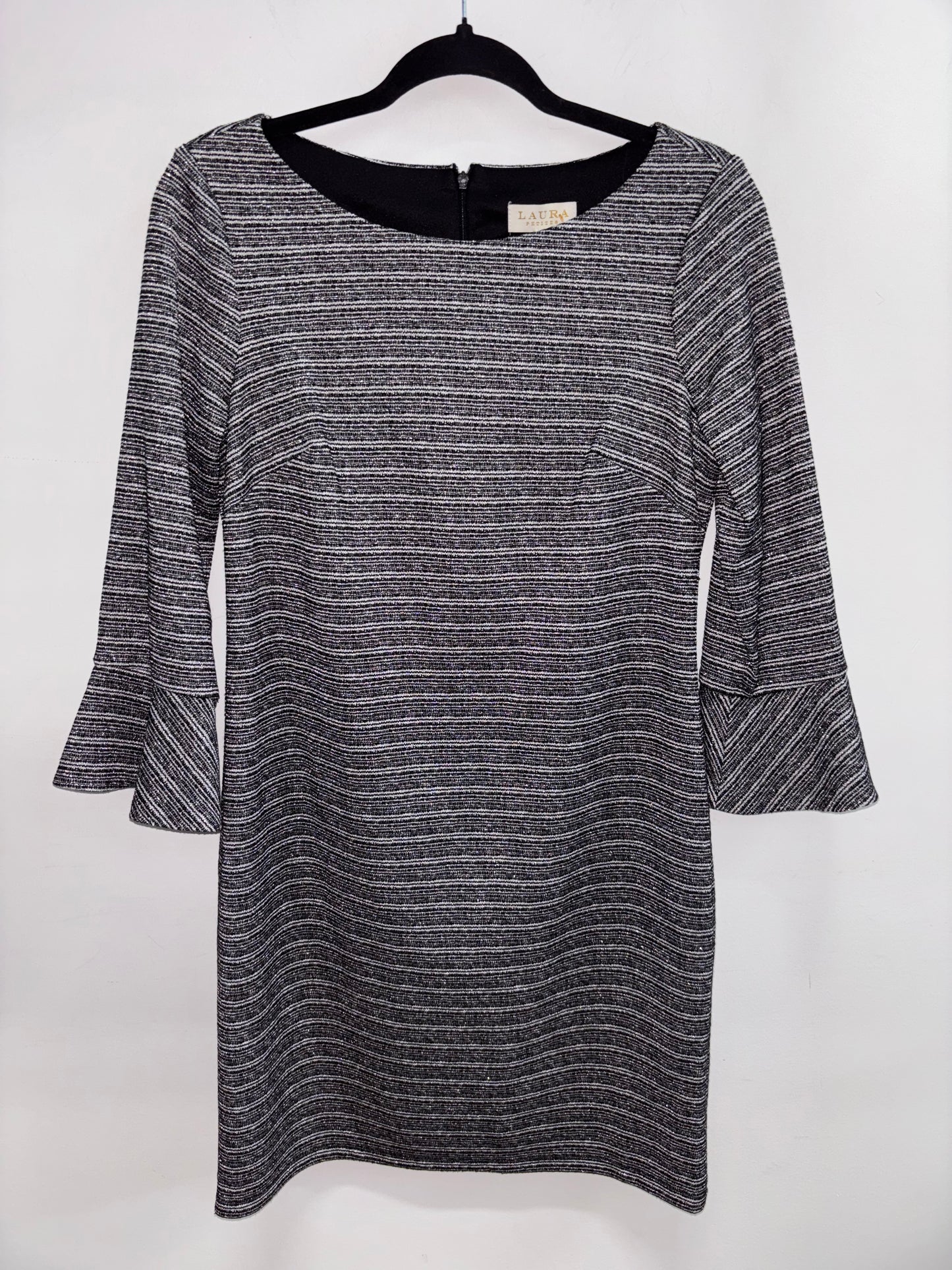 Robe Chic Raillé LAURA PETITES - Grandeur: 10