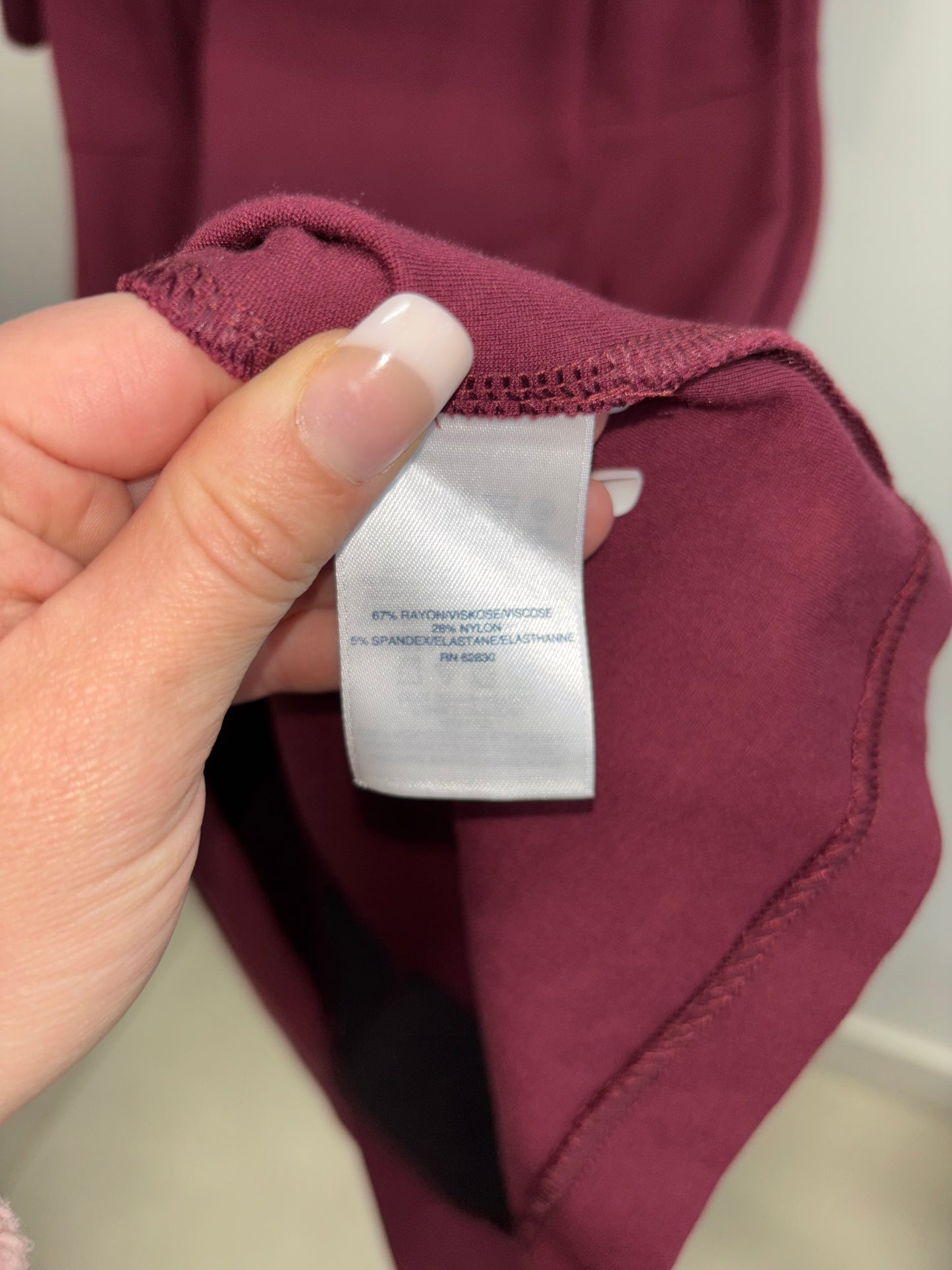 Robe Chic Bourgogne LANDS' END - Grandeur: 12