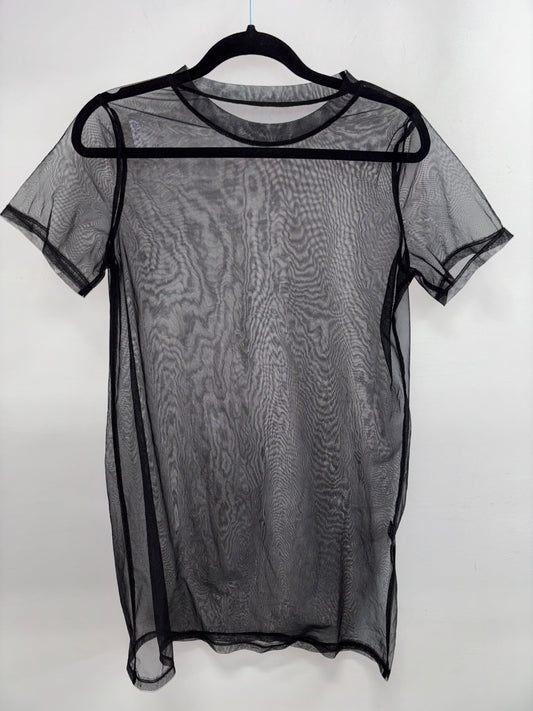 Robe En Tulle Transparente Noir SHEIN - Grandeur: Medium