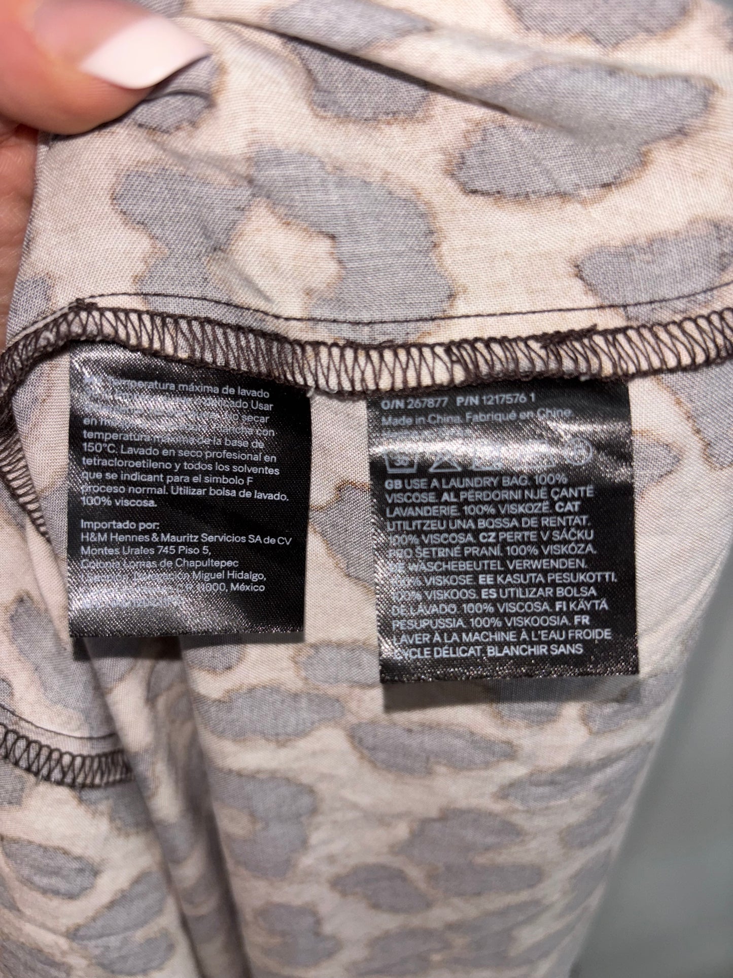 Robe Leopard H&M - Grandeur: Small