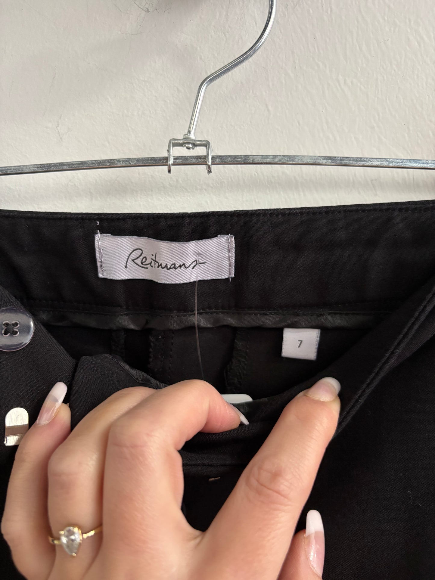 Pantalon Propre Noir REITMANS - Grandeur: 7