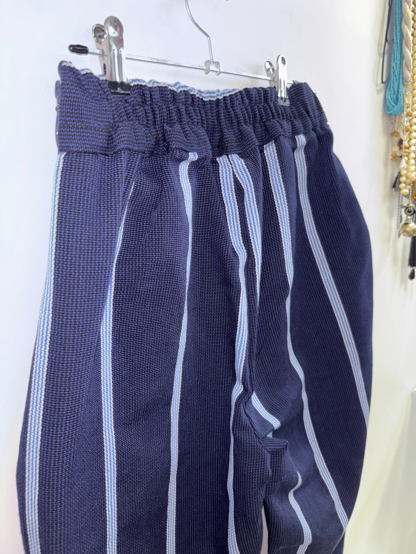 Pantalon Retro Raillé Bleu LAEL & CO. - Grandeur: Small