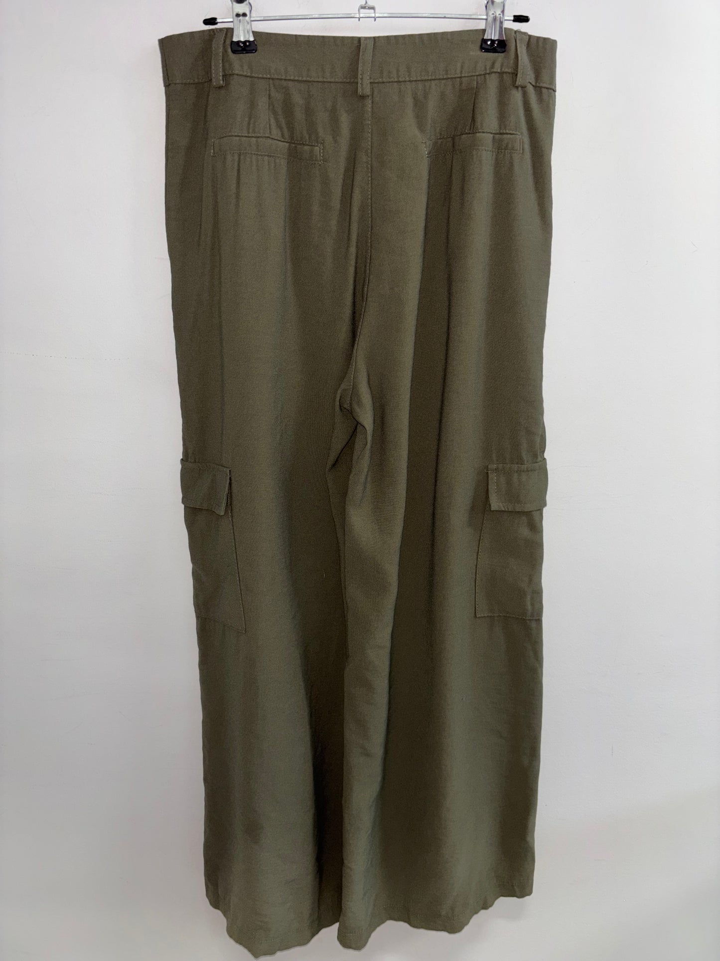 Pantalon Patte Large Vert CONTEMPORAINE - Grandeur: Small