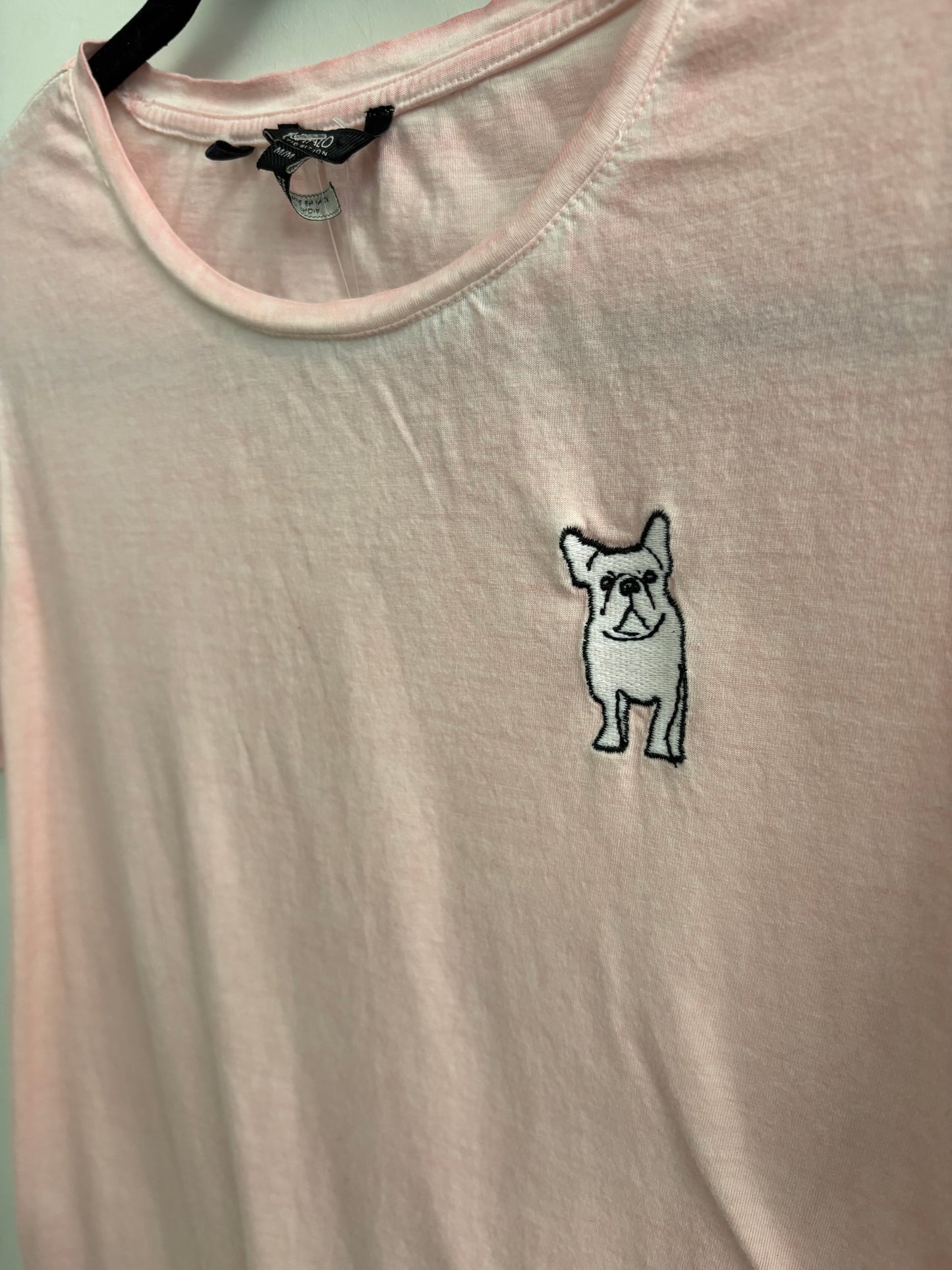 T-shirt Rose Chien BUFFALO - Grandeur: Medium