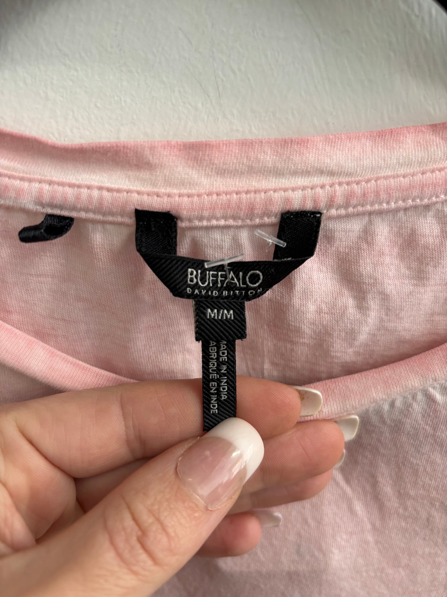 T-shirt Rose Chien BUFFALO - Grandeur: Medium