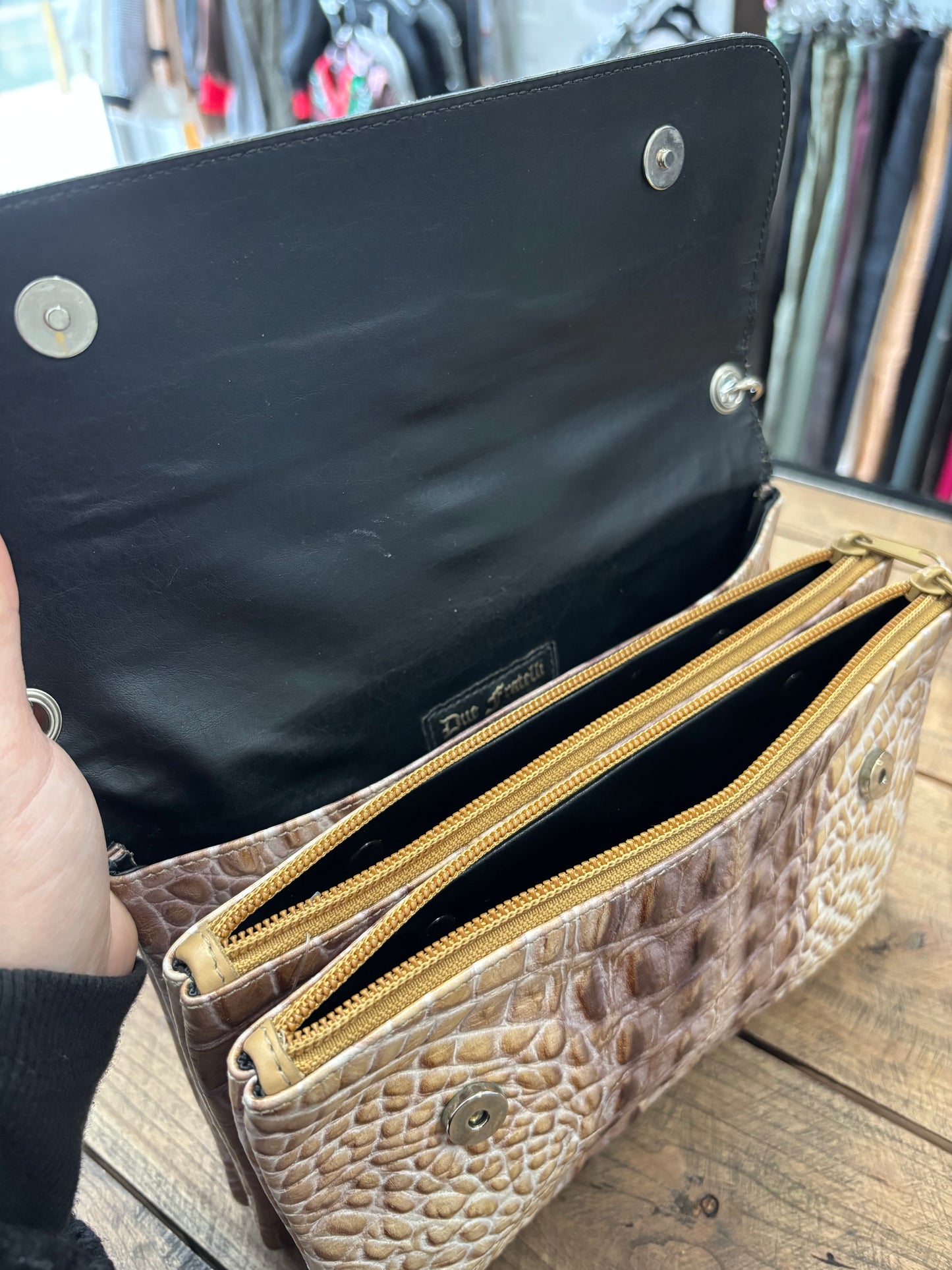 Sac a Main DUE FRATELLI - Beige Vintage