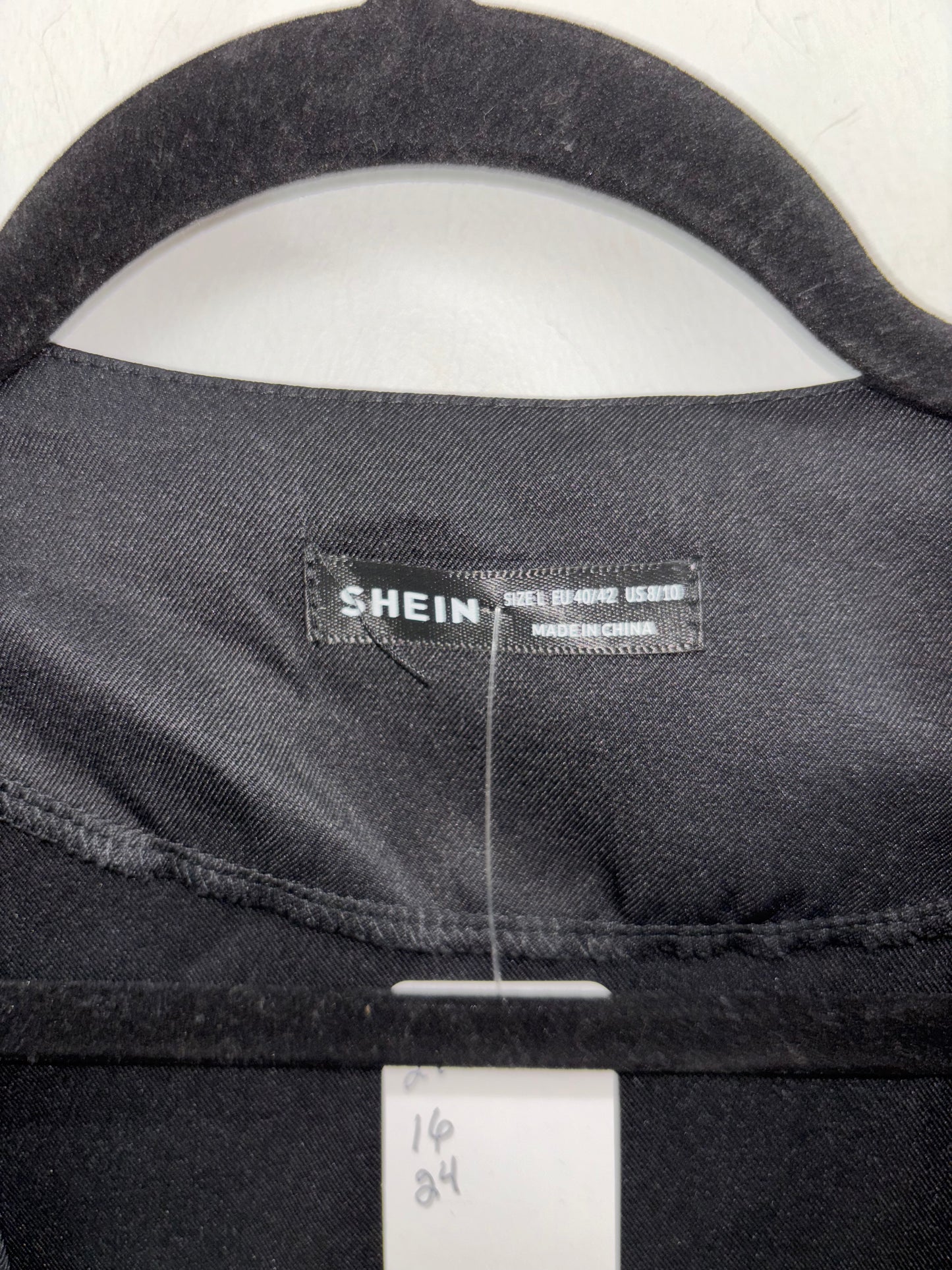 Blazer Noir SHEIN - Grandeur: Large