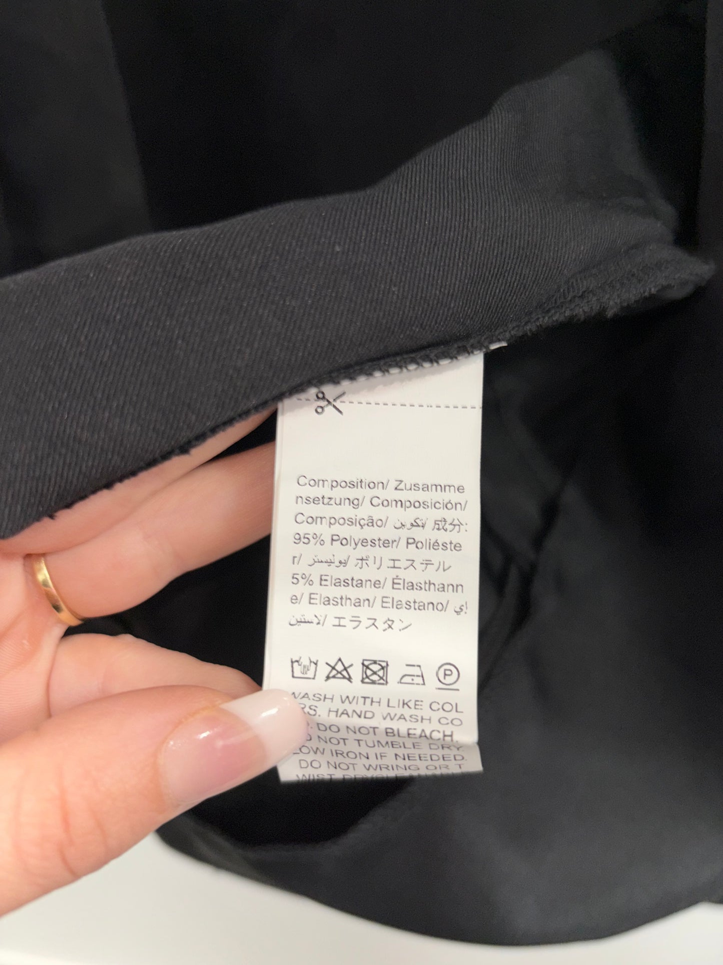 Blazer Noir SHEIN - Grandeur: Large