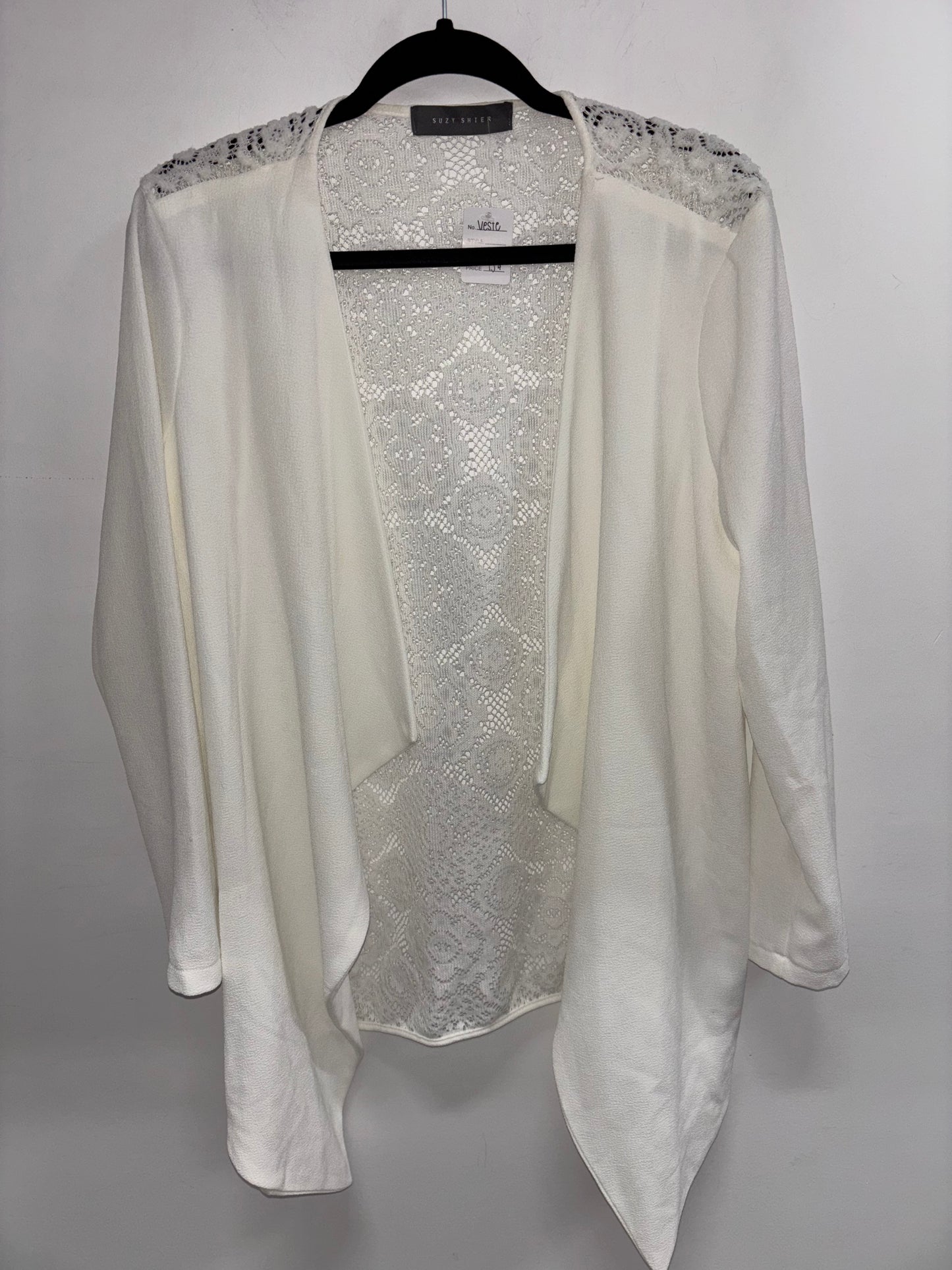 Veste Blanche Dentelle SUXY SHIER - Grandeur: XLarge