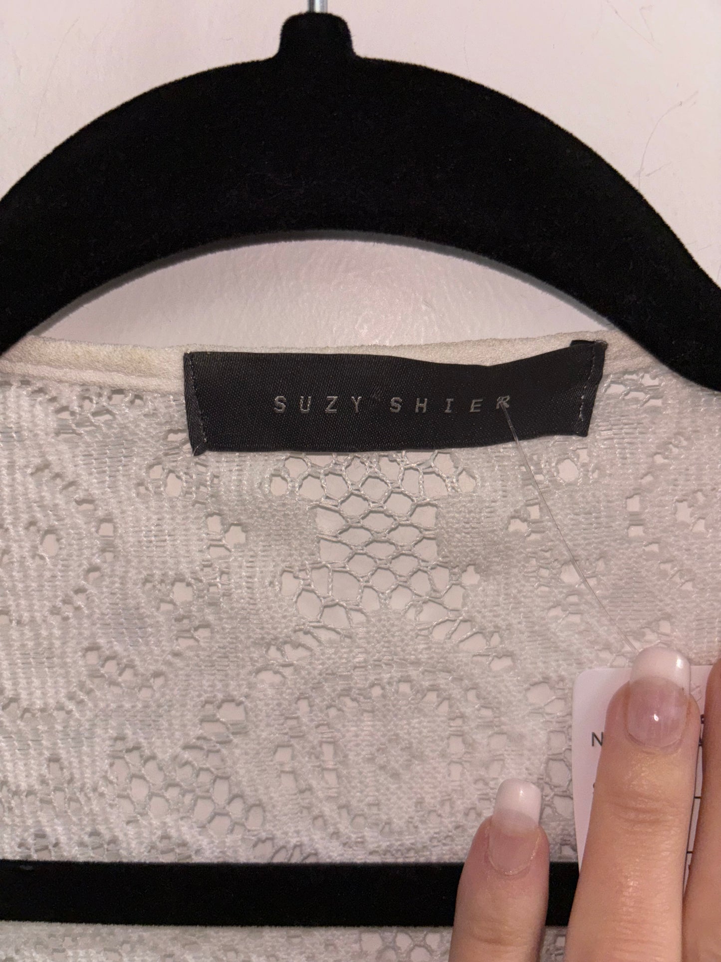 Veste Blanche Dentelle SUXY SHIER - Grandeur: XLarge