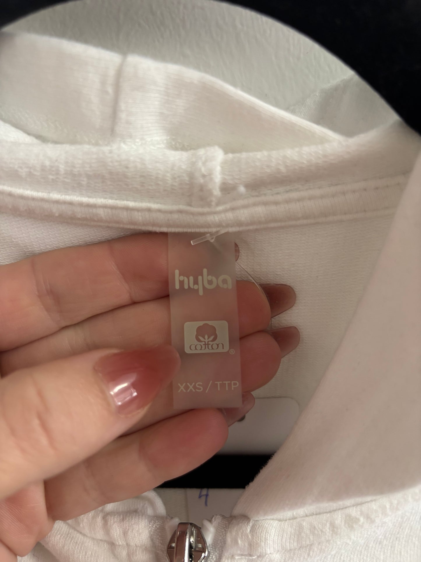 Haut Blanc Sport HYBA - Grandeur: XXS