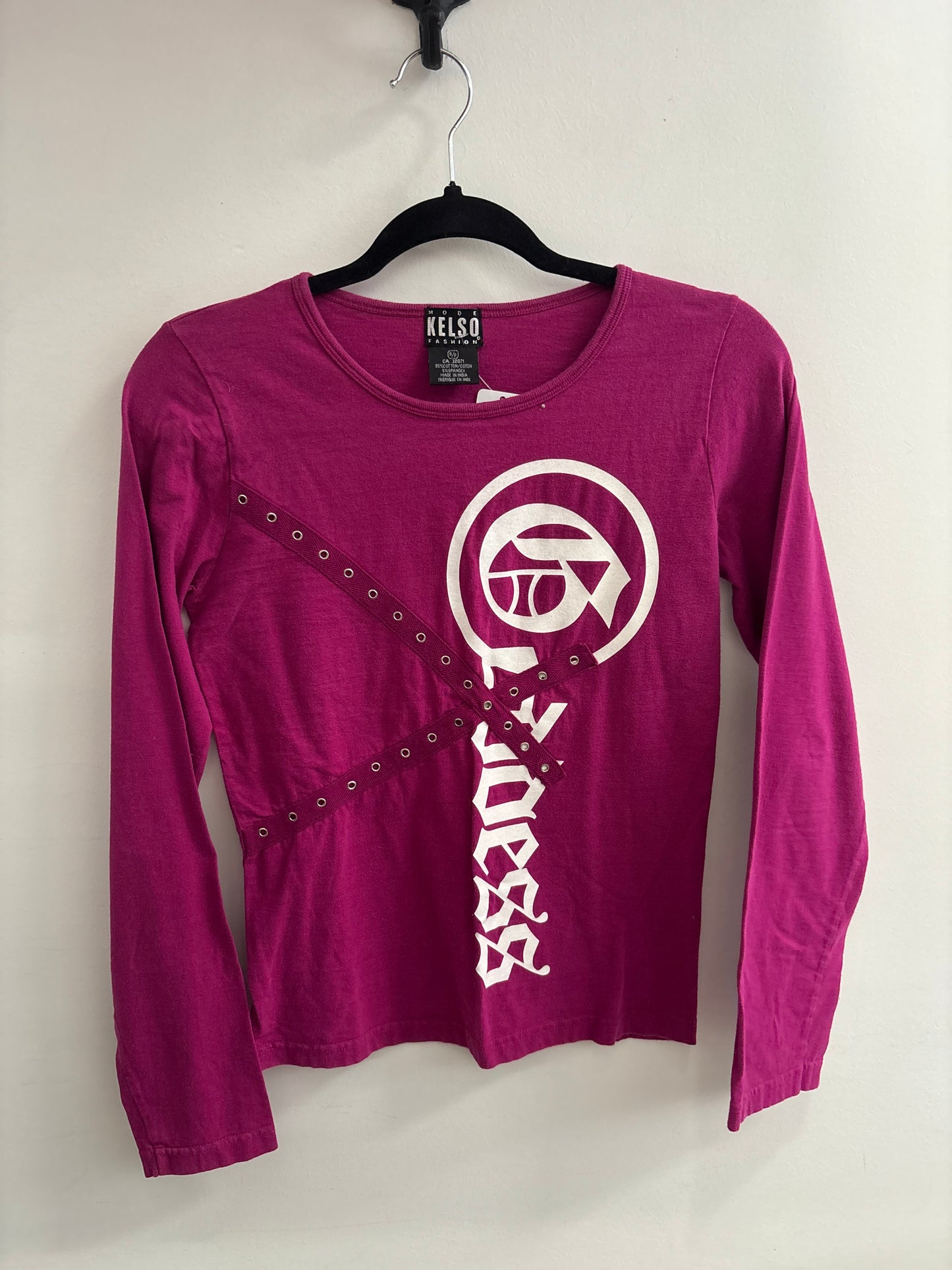 Haut Manche Longue Rose MODE KELSO FASHION - Grandeur: Small