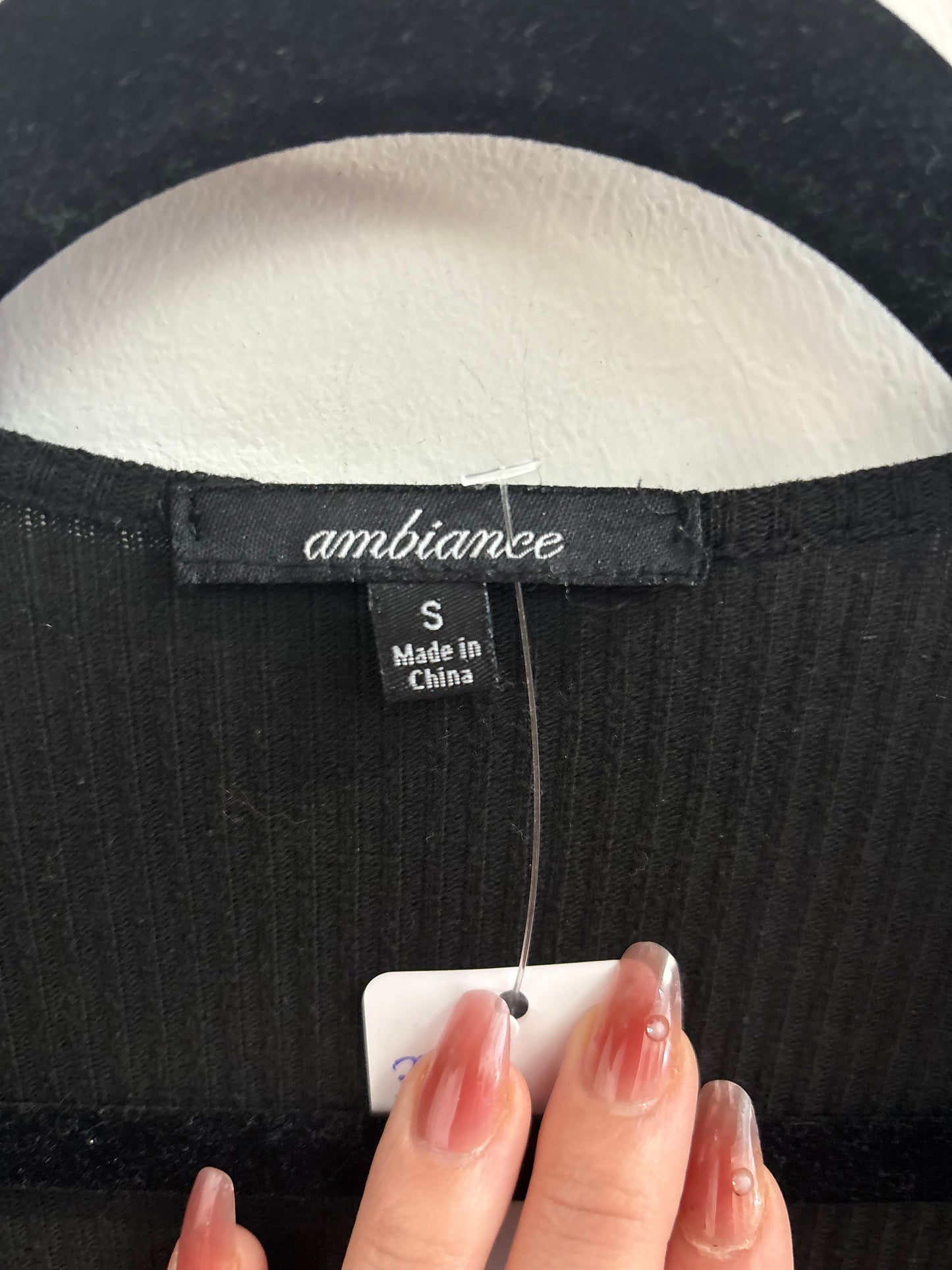 Cardigan Noir AMBIANCE - Grandeur: Small