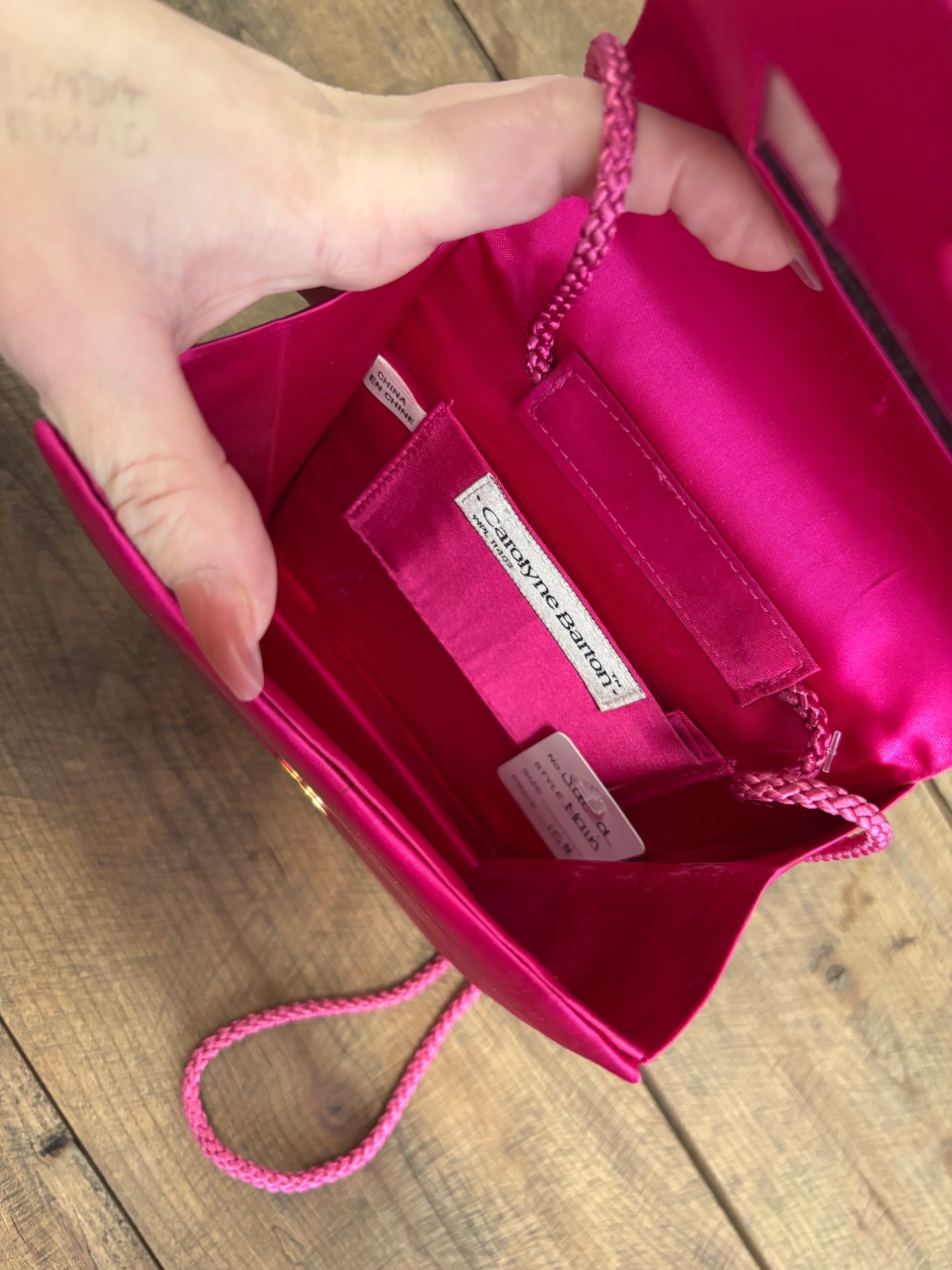 Sac de Soiré Rose Retro CAROLYNE BARTON