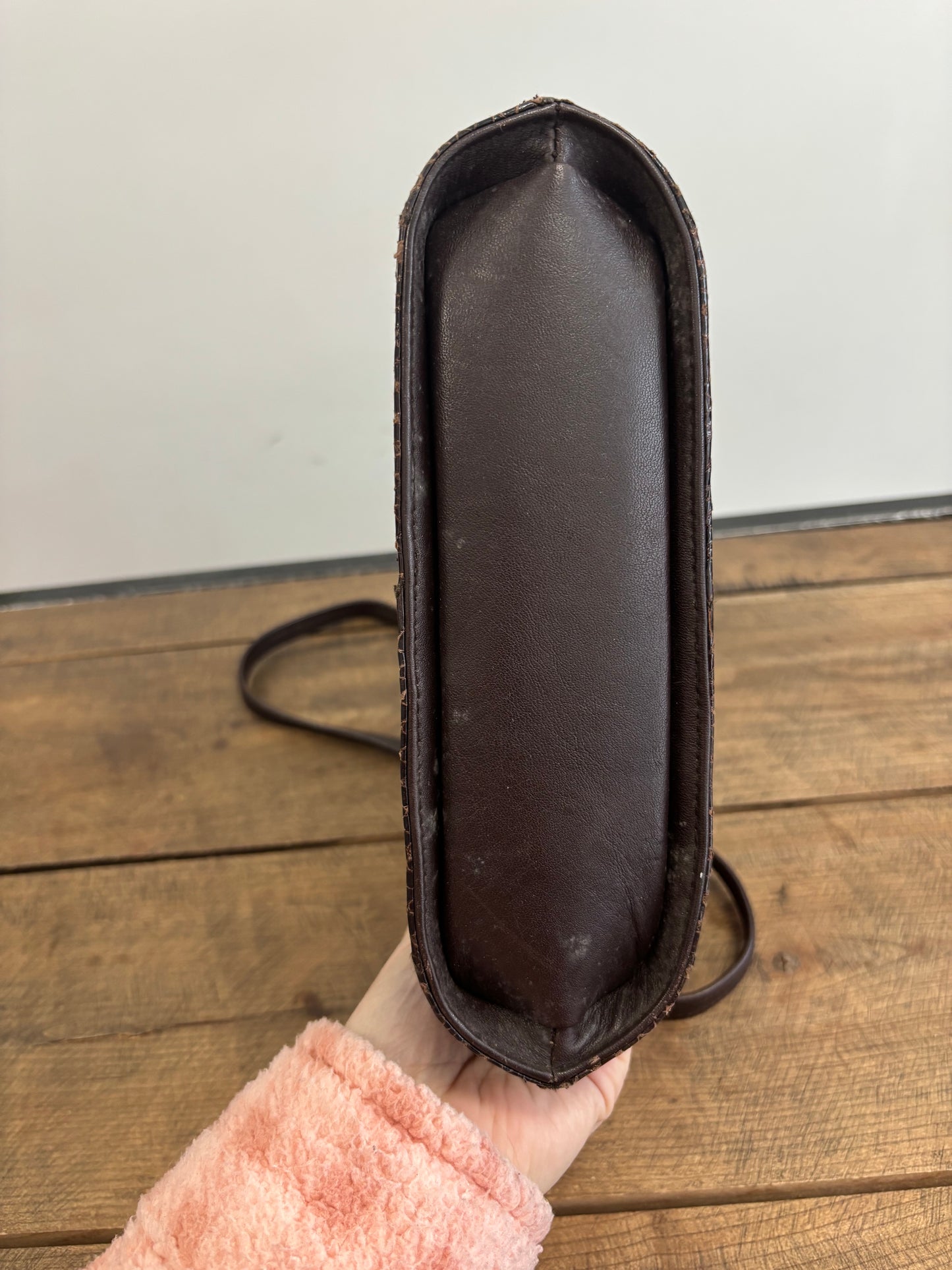 Sac a Main Brun Vintage JACQUELINE FERRAR