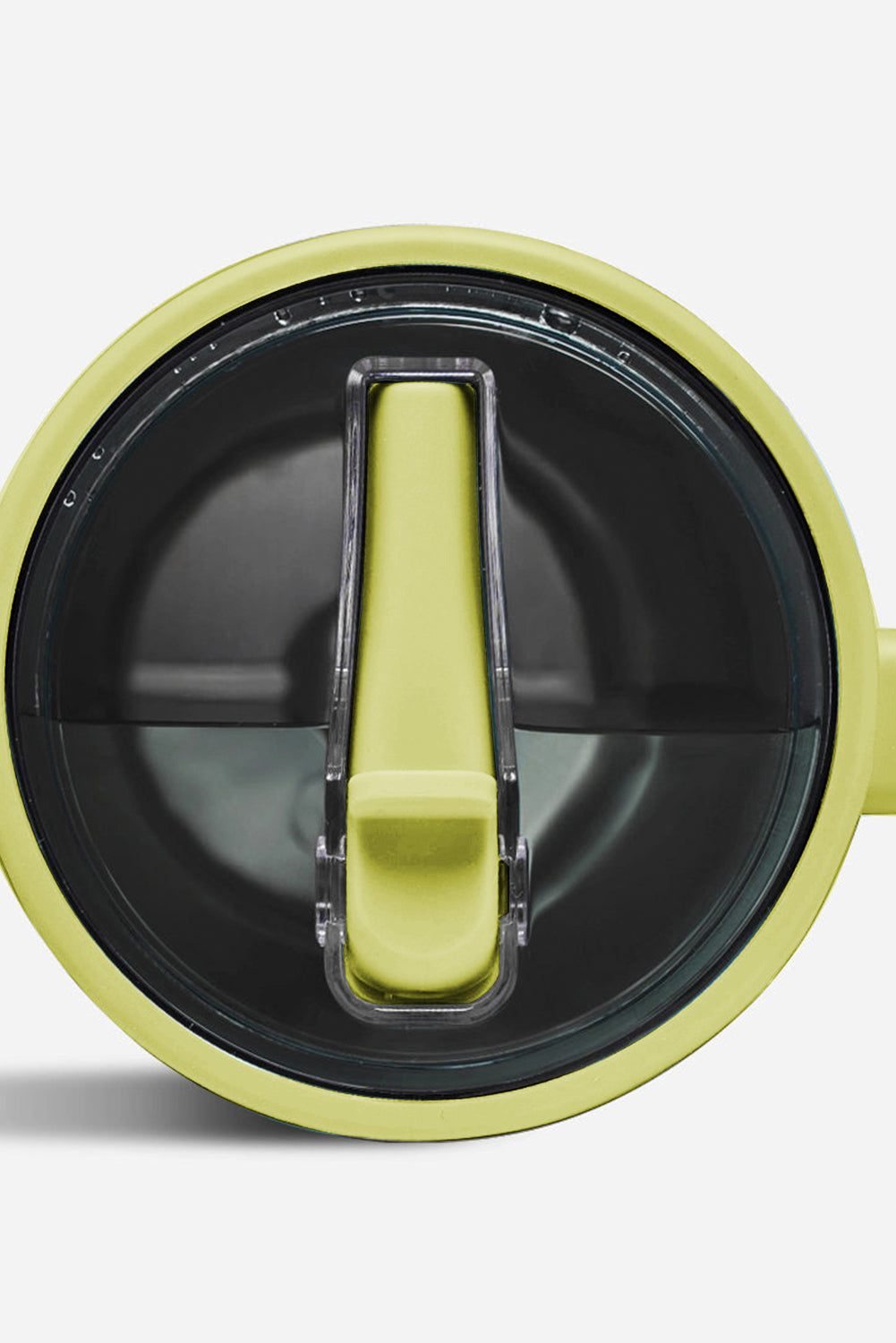 Dark Green Frosted Stainless Handle Large Vacuum Cup with Straw 40oz